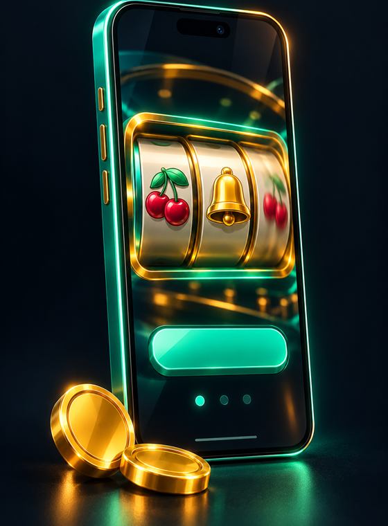 Teléfono con el sitio abierto en el navegador